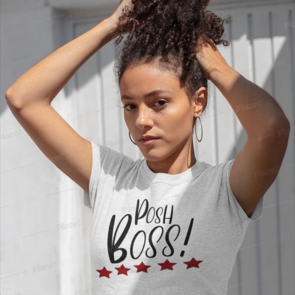 NWT Custom Made Posh Boss Tshirt Mens / Women - Picture 3 of 4